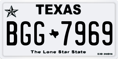 TX license plate BGG7969