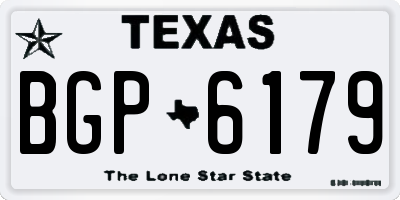 TX license plate BGP6179