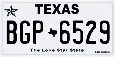 TX license plate BGP6529