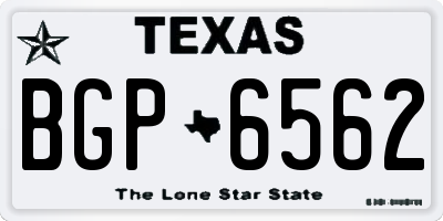 TX license plate BGP6562
