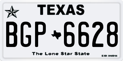 TX license plate BGP6628