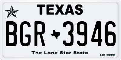 TX license plate BGR3946