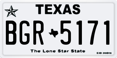 TX license plate BGR5171