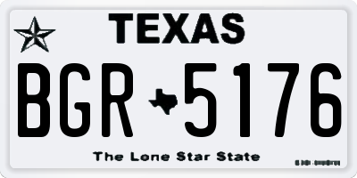 TX license plate BGR5176