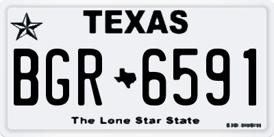 TX license plate BGR6591
