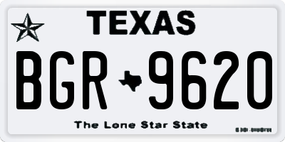 TX license plate BGR9620