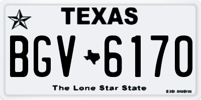 TX license plate BGV6170