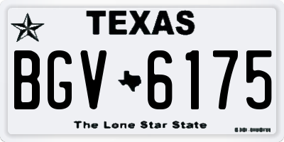 TX license plate BGV6175