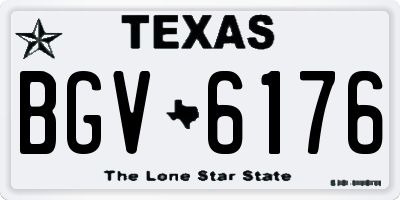 TX license plate BGV6176