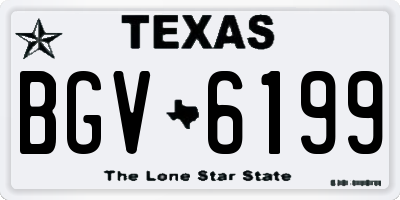 TX license plate BGV6199