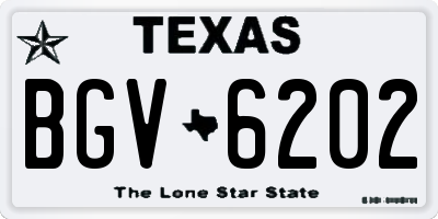 TX license plate BGV6202