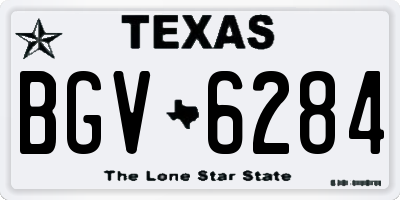 TX license plate BGV6284