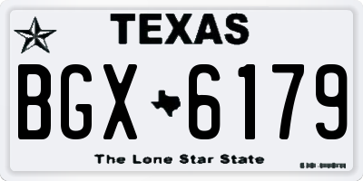 TX license plate BGX6179