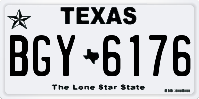 TX license plate BGY6176