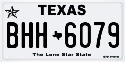 TX license plate BHH6079