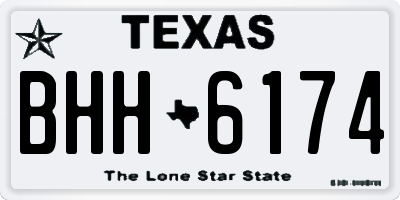 TX license plate BHH6174