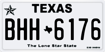 TX license plate BHH6176