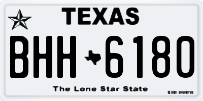 TX license plate BHH6180