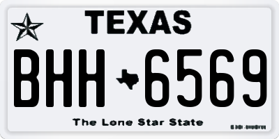 TX license plate BHH6569