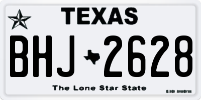 TX license plate BHJ2628