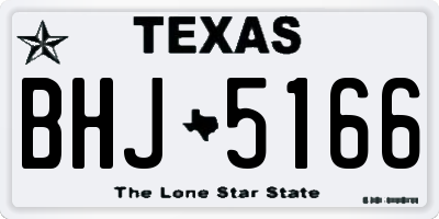 TX license plate BHJ5166