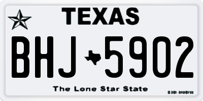 TX license plate BHJ5902