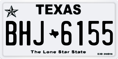 TX license plate BHJ6155
