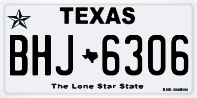 TX license plate BHJ6306