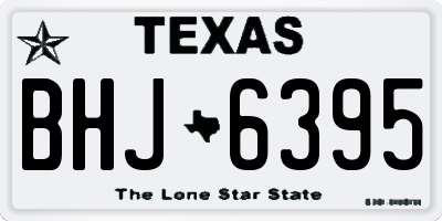 TX license plate BHJ6395