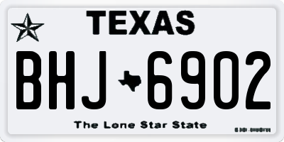 TX license plate BHJ6902