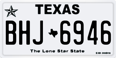 TX license plate BHJ6946