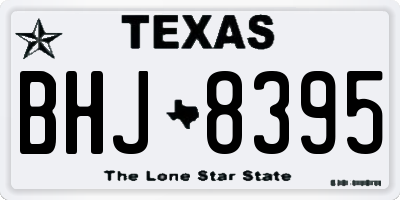 TX license plate BHJ8395