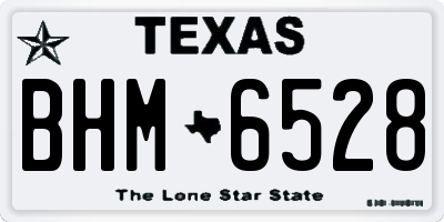 TX license plate BHM6528