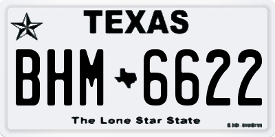 TX license plate BHM6622