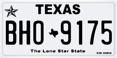 TX license plate BHO9175