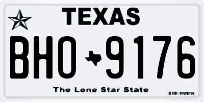 TX license plate BHO9176