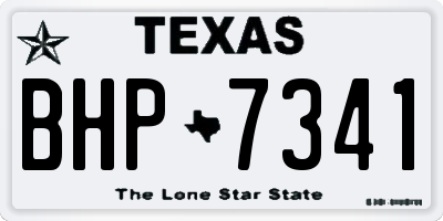 TX license plate BHP7341