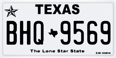TX license plate BHQ9569