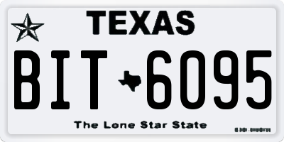 TX license plate BIT6095