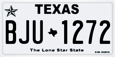 TX license plate BJU1272