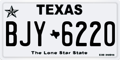 TX license plate BJY6220