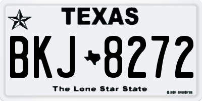 TX license plate BKJ8272