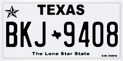 TX license plate BKJ9408