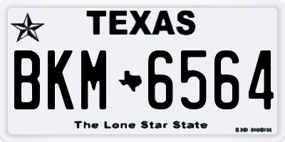 TX license plate BKM6564