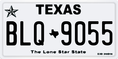 TX license plate BLQ9055