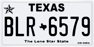 TX license plate BLR6579