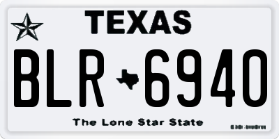 TX license plate BLR6940