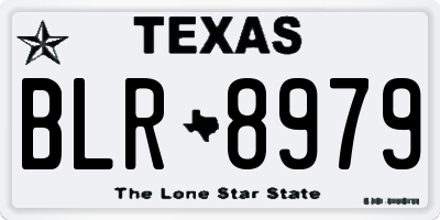 TX license plate BLR8979