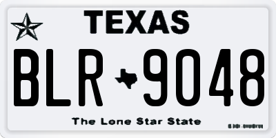TX license plate BLR9048