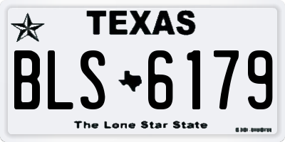 TX license plate BLS6179